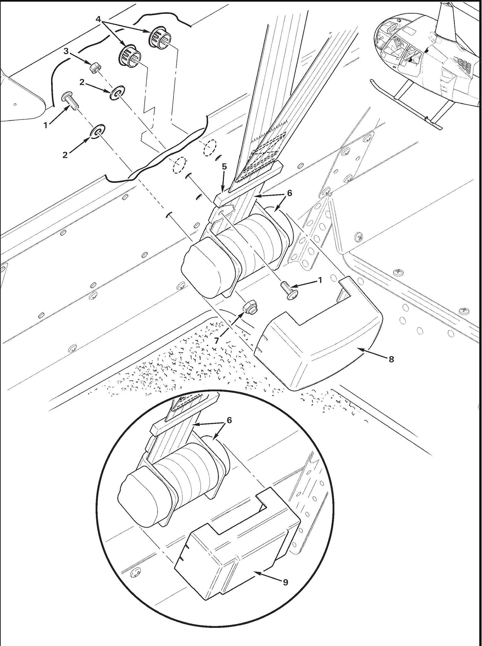 506354-3 Robinson Cover: Price & Availability | APEX Helicopters